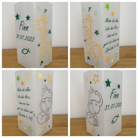 Lampe "Taufe" inkl. LED Leuchtmittel