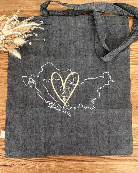 Stofftaschen aus pre-recycelter Baumwolle