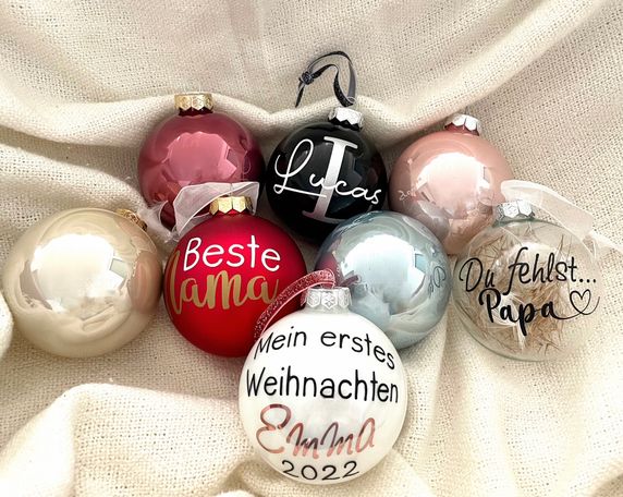 Weihnachtsbaumkugeln inkl. Aufhänger