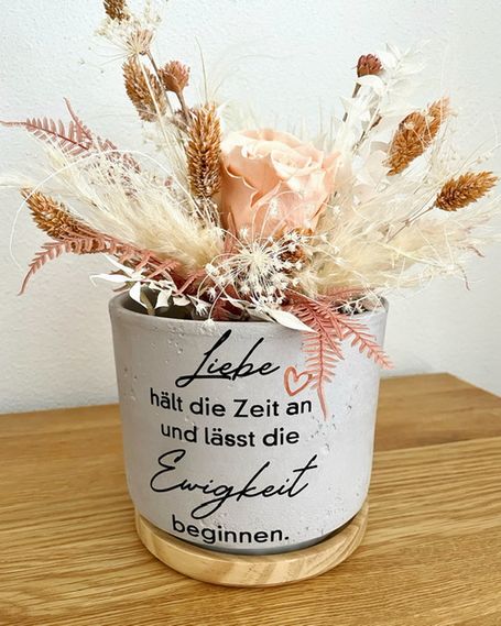 Hochzeitsblumentopf