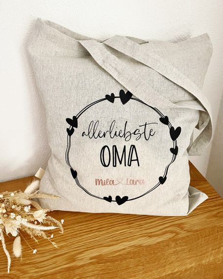 Stofftaschen aus pre-recycelter Baumwolle
