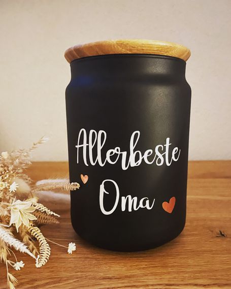 Dose mit Holz Deckel